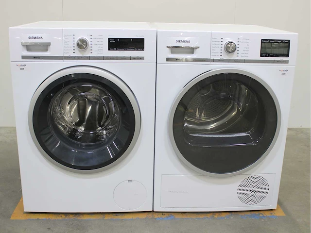 Siemens iq700 isensoric aquastop wasmachines & siemens iq800 isensoric selfcleaning condenser wasdrogers - afbeelding 1 van  8