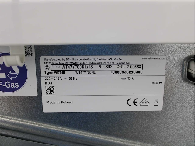 Siemens iq700 isensoric aquastop wasmachines & siemens iq800 isensoric selfcleaning condenser wasdrogers - afbeelding 8 van  8