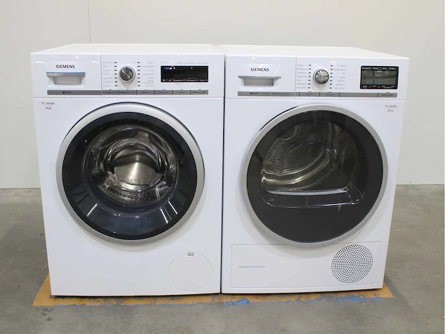 Siemens iq700 isensoric aquastop wasmachines & siemens iq800 isensoric selfcleaning condenser wasdrogers - afbeelding 1 van  8