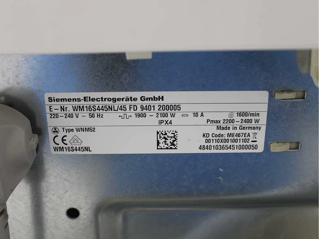 Siemens iq700 isensoric aquastop wasmachines - afbeelding 4 van  6