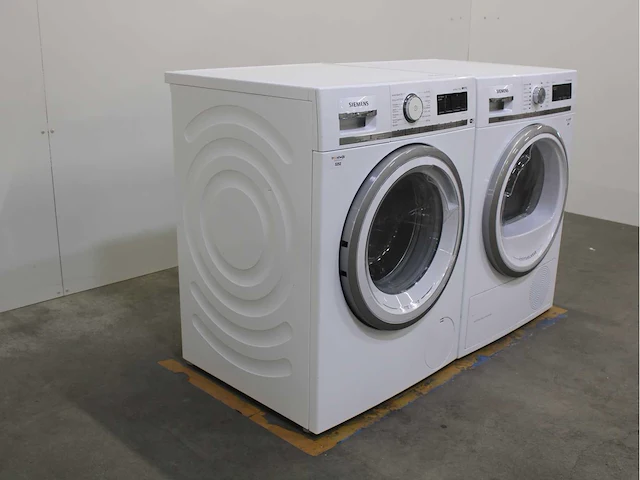 Siemens iq700 isensoric aquastop wifi wasmachine & siemens iq700 isensoric selfcleaning condenser extraklasse wasdroger - afbeelding 4 van  8