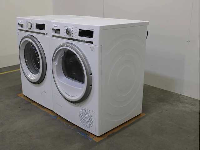 Siemens iq700 isensoric aquastop wifi wasmachine & siemens iq700 isensoric selfcleaning condenser extraklasse wasdroger - afbeelding 7 van  8