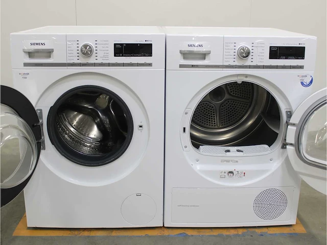 Siemens iq700 isensoric bestcollection aquastop wasmachine & siemens iq700 isensoric selfcleaning condenser bestcollection droger - afbeelding 2 van  8