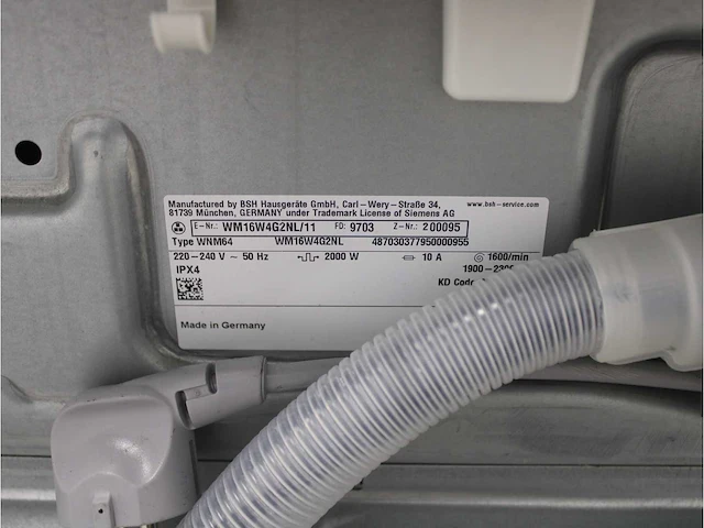 Siemens iq700 isensoric bestcollection aquastop wasmachine & siemens iq700 isensoric selfcleaning condenser bestcollection droger - afbeelding 5 van  8