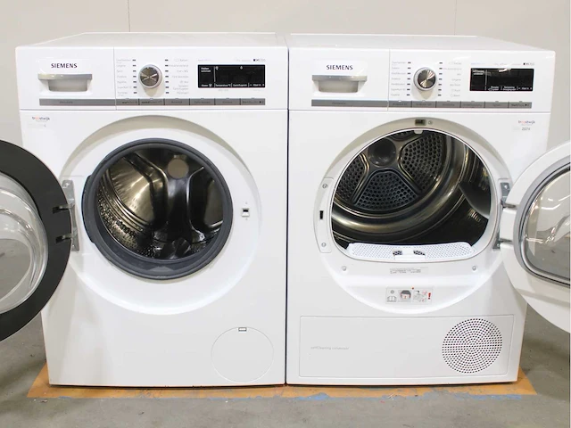 Siemens iq700 isensoric bestcollection aquastop wasmachine & siemens iq700 isensoric selfcleaning condenser bestcollection droger - afbeelding 2 van  8