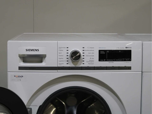 Siemens iq700 isensoric bestcollection aquastop wasmachine & siemens iq700 isensoric selfcleaning condenser bestcollection droger - afbeelding 3 van  8