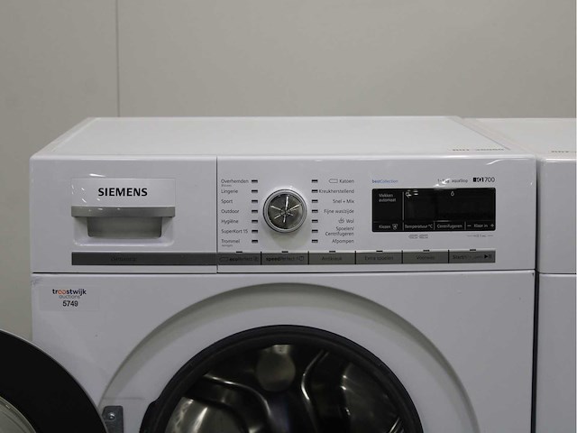 Siemens iq700 isensoric bestcollection aquastop wasmachine & siemens iq700 isensoric selfcleaning condenser wasdroger - afbeelding 3 van  8