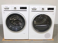 Siemens iq700 isensoric bestcollection aquastop wasmachine & siemens iq700 selfcleaning condenser droger - afbeelding 1 van  8