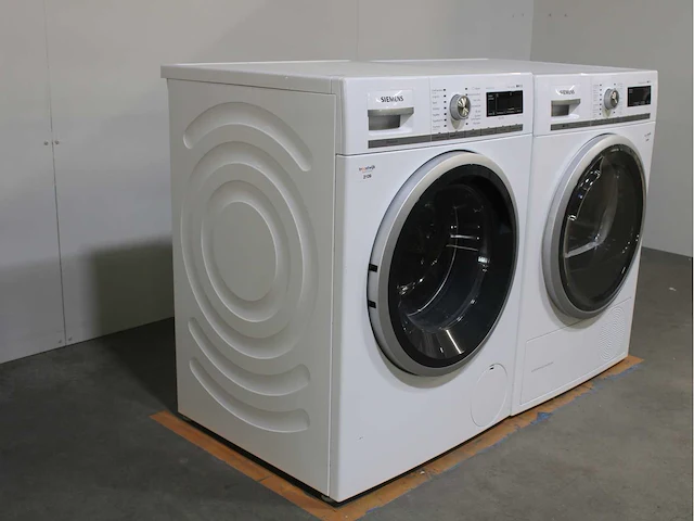 Siemens iq700 isensoric bestcollection aquastop wasmachine & siemens iq700 selfcleaning condenser droger - afbeelding 4 van  8