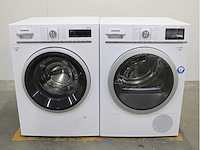Siemens iq700 isensoric bestcollection aquastop wasmachine & siemens iq800 isensoric selfcleaning condenser wifi wasdroger - afbeelding 1 van  7