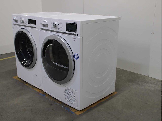 Siemens iq700 isensoric bestcollection aquastop wasmachine & siemens iq800 isensoric selfcleaning condenser wifi wasdroger - afbeelding 6 van  7