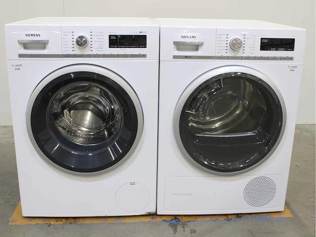 Siemens iq700 isensoric bestcollection aquastop wasmachines & siemens iq700 isensoric selfcleaning condenser wasdrogers - afbeelding 1 van  8