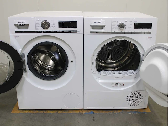 Siemens iq700 isensoric bestcollection aquastop wifi wasmachine & siemens iq700 isensoric selfcleaning condenser wasdroger - afbeelding 2 van  8