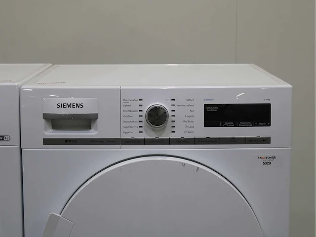 Siemens iq700 isensoric bestcollection aquastop wifi wasmachine & siemens iq700 isensoric selfcleaning condenser wasdroger - afbeelding 6 van  8