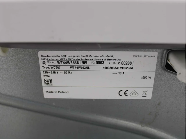 Siemens iq700 isensoric bestcollection aquastop wifi wasmachine & siemens iq700 isensoric selfcleaning condenser wasdroger - afbeelding 8 van  8