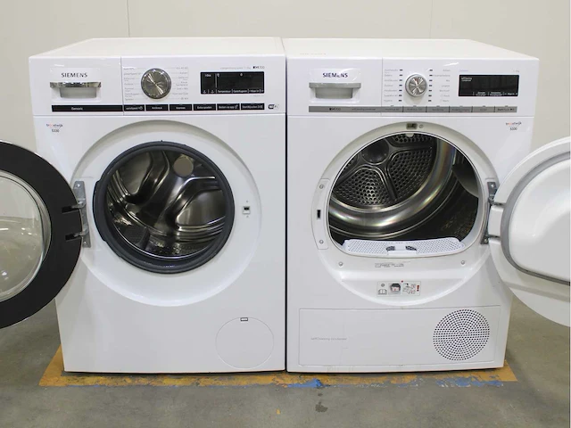 Siemens iq700 isensoric bestcollection aquastop wifi wasmachine & siemens iq700 isensoric selfcleaning condenser wasdroger - afbeelding 2 van  8