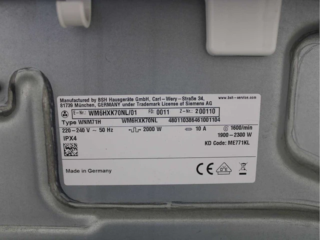 Siemens iq700 isensoric bestcollection aquastop wifi wasmachine & siemens iq700 isensoric selfcleaning condenser wasdroger - afbeelding 5 van  8
