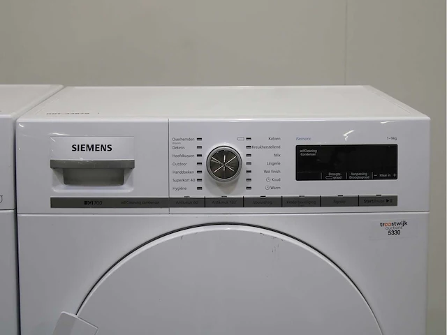 Siemens iq700 isensoric bestcollection aquastop wifi wasmachine & siemens iq700 isensoric selfcleaning condenser wasdroger - afbeelding 6 van  8