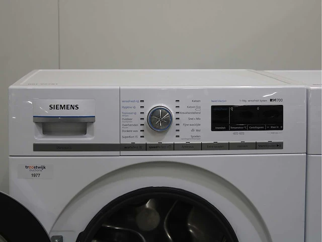 Siemens iq700 isensoric bestcollection sensofresh system wasmachine & siemens iq700 isensoric selfcleaning condenser bestcollection droger - afbeelding 3 van  8