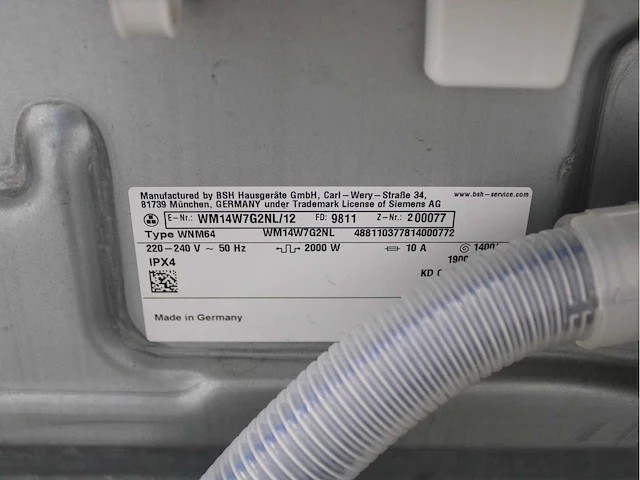 Siemens iq700 isensoric bestcollection sensofresh system wasmachine & siemens iq700 isensoric selfcleaning condenser bestcollection droger - afbeelding 5 van  8