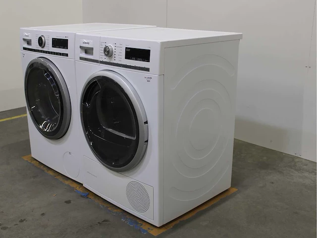 Siemens iq700 isensoric intelligentdosing system aquastop wasmachine & siemens iq700 isensoric selfcleaning condenser wasdroger - afbeelding 6 van  7