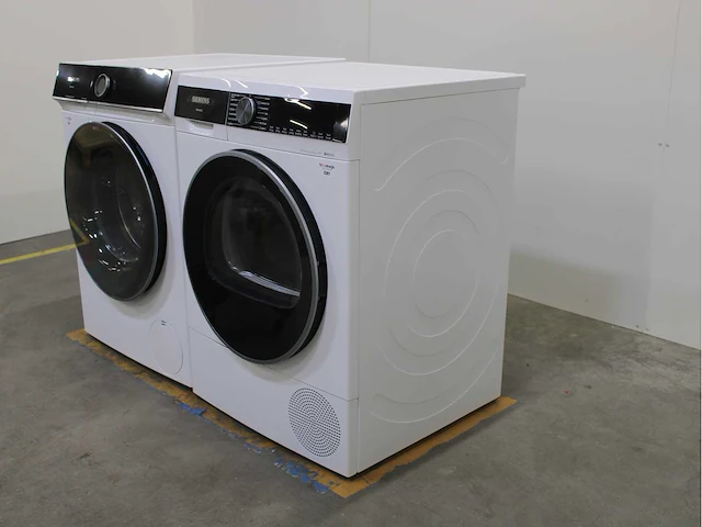Siemens iq700 isensoric intelligentdosing system wifi powerspeed system wasmachine & siemens iq500 isensoric selfcleaning condenser wasdroger - afbeelding 7 van  8