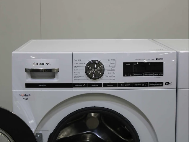 Siemens iq700 isensoric intelligentdosing system wifi wasmachine & siemens iq700 isensoric bestcollection wifi wasdroger - afbeelding 3 van  8