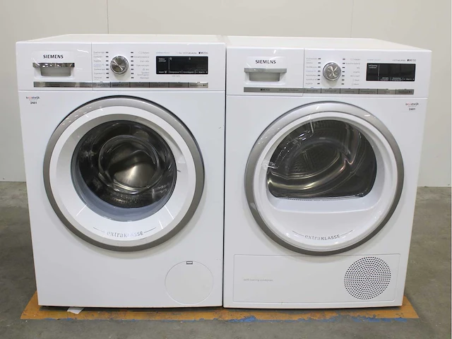 Siemens iq700 isensoric outdoorcollection extraklasse wasmachines & siemens iq700 selfcleaning condenser outdoorcollection extraklasse wasdrogers - afbeelding 1 van  8