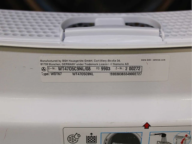 Siemens iq700 isensoric sensofresh system extraklasse wasmachine & siemens iq700 isensoric outdoorcollection extraklasse wasdroger - afbeelding 8 van  8