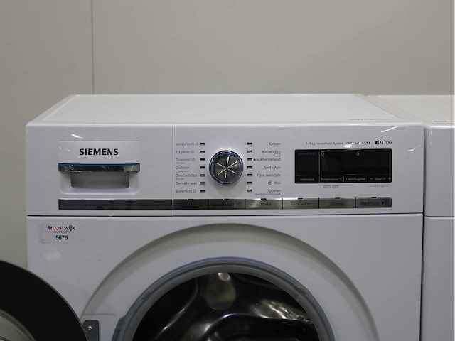 Siemens iq700 isensoric sensofresh system extraklasse wasmachine & siemens iq700 isensoric outdoorcollection extraklasse wasdroger - afbeelding 3 van  8