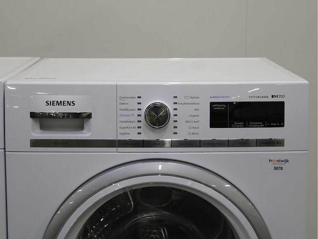 Siemens iq700 isensoric sensofresh system extraklasse wasmachine & siemens iq700 isensoric outdoorcollection extraklasse wasdroger - afbeelding 6 van  8
