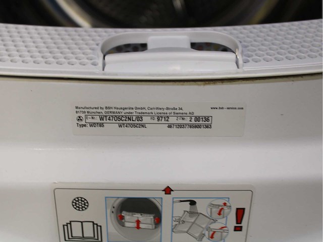 Siemens iq700 isensoric sensofresh system extraklasse wasmachine & siemens iq700 isensoric outdoorcollection extraklasse wasdroger - afbeelding 8 van  8