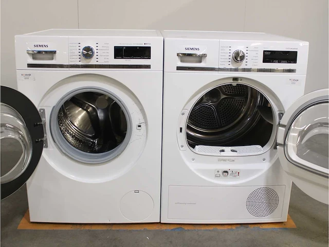 Siemens iq700 isensoric sensofresh system extraklasse wasmachine & siemens iq700 isensoric selfcleaning condenser extraklasse droger - afbeelding 2 van  8