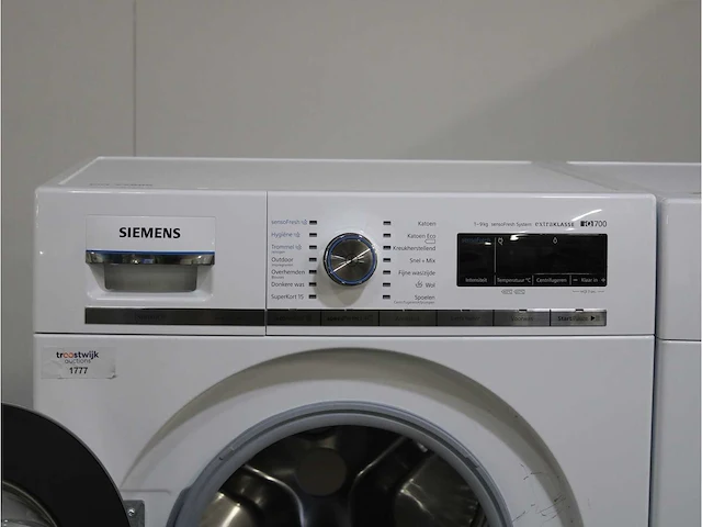 Siemens iq700 isensoric sensofresh system extraklasse wasmachine & siemens iq700 isensoric selfcleaning condenser extraklasse droger - afbeelding 3 van  8