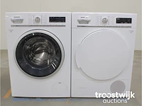 Siemens iq700 isensoric wasmachine & siemens iq700 isensoric selfcleaning condenser droger - afbeelding 1 van  8