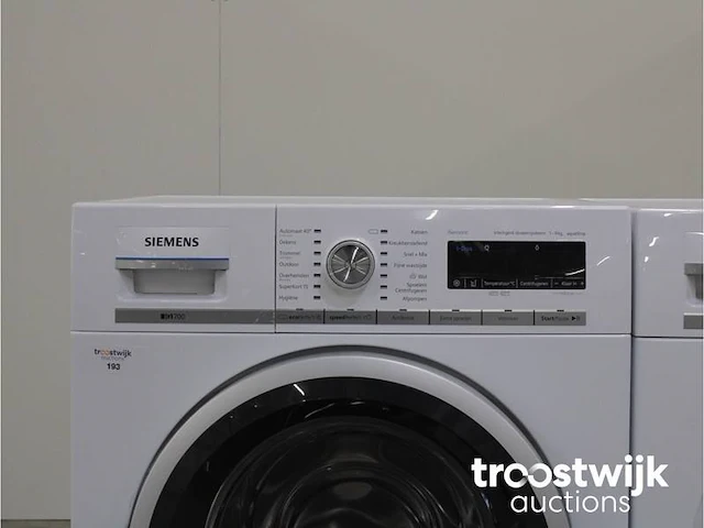 Siemens iq700 isensoric wasmachine & siemens iq700 isensoric selfcleaning condenser droger - afbeelding 3 van  8