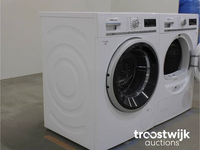 Siemens iq700 isensoric wasmachine & siemens iq700 isensoric selfcleaning condenser droger - afbeelding 4 van  8
