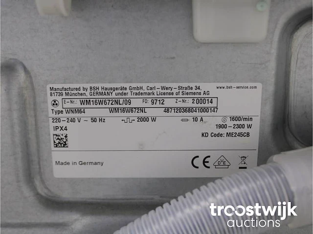 Siemens iq700 isensoric wasmachine & siemens iq700 isensoric selfcleaning condenser droger - afbeelding 5 van  8