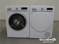 Siemens iq700 isensoric wasmachine & siemens iq700 isensoric selfcleaning condenser droger - afbeelding 1 van  8