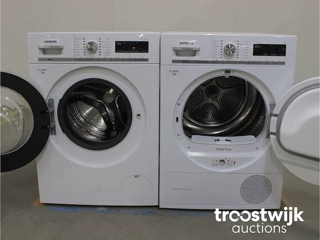 Siemens iq700 isensoric wasmachine & siemens iq700 isensoric selfcleaning condenser droger - afbeelding 2 van  8