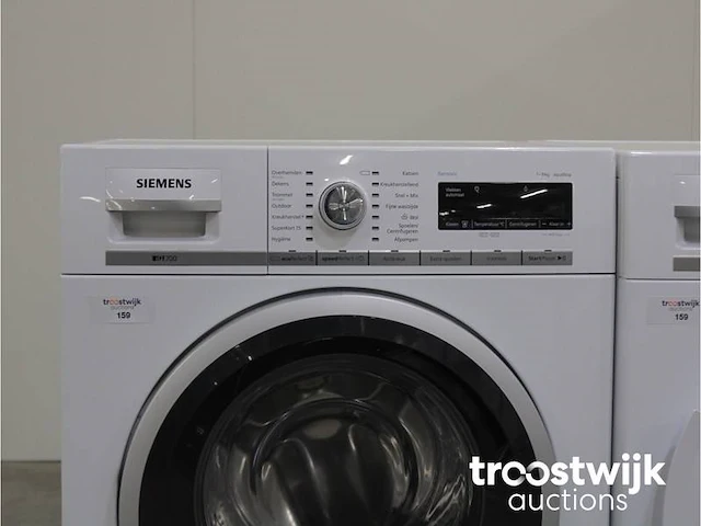 Siemens iq700 isensoric wasmachine & siemens iq700 isensoric selfcleaning condenser droger - afbeelding 3 van  8
