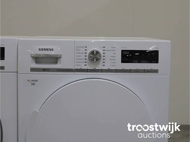 Siemens iq700 isensoric wasmachine & siemens iq700 isensoric selfcleaning condenser droger - afbeelding 4 van  8