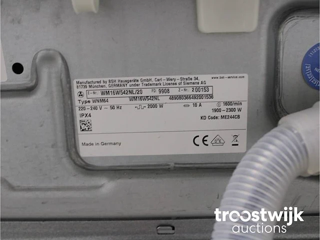 Siemens iq700 isensoric wasmachine & siemens iq700 isensoric selfcleaning condenser droger - afbeelding 7 van  8