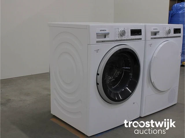 Siemens iq700 isensoric wasmachine & siemens iq700 selfcleaning condenser droger - afbeelding 4 van  8
