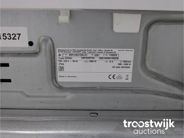 Siemens iq700 isensoric wasmachine & siemens iq700 selfcleaning condenser droger - afbeelding 5 van  8