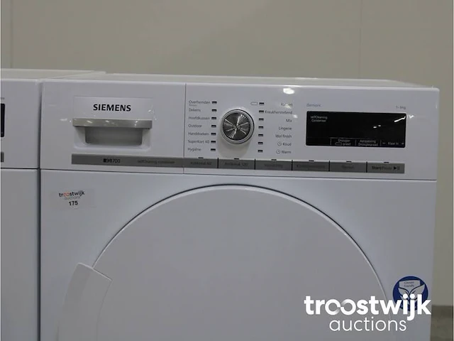 Siemens iq700 isensoric wasmachine & siemens iq700 selfcleaning condenser droger - afbeelding 6 van  8