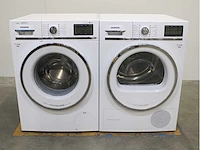 Siemens iq800 i-dos isensoric extraklasse wifi wasmachine & siemens iq800 isensoric selfcleaning condenser wasdroger - afbeelding 1 van  8