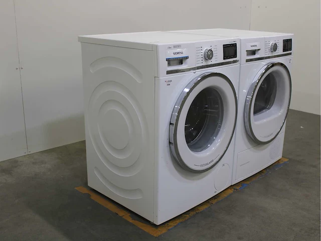 Siemens iq800 i-dos isensoric extraklasse wifi wasmachine & siemens iq800 isensoric selfcleaning condenser wasdroger - afbeelding 4 van  8