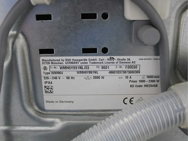 Siemens iq800 i-dos isensoric extraklasse wifi wasmachine & siemens iq800 isensoric selfcleaning condenser wasdroger - afbeelding 5 van  8