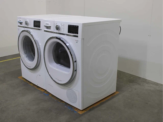 Siemens iq800 i-dos isensoric extraklasse wifi wasmachine & siemens iq800 isensoric selfcleaning condenser wasdroger - afbeelding 7 van  8